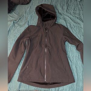 Free Country Women’s Black Hooded Softshell Jacket